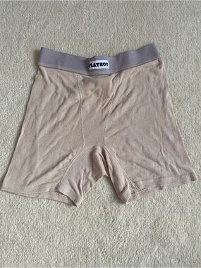 PLAYBOY Beige Stretch Boxer Briefs